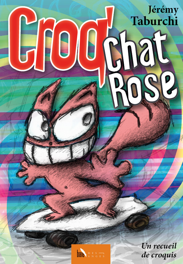 Présentation de la couverture du « Croq’Chat Rose »