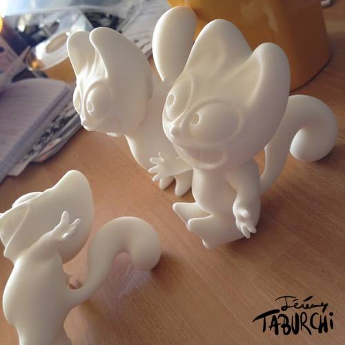 Nouvelles impressions 3D du Chat Rose