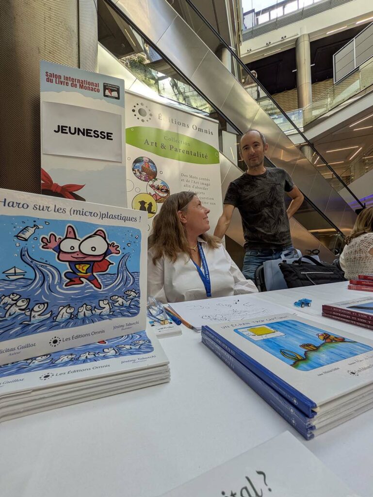 Participation du Chat Rose au Salon International du Livre de Monaco