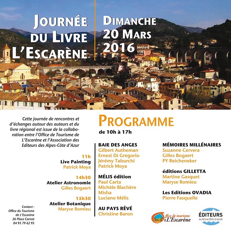 Journée du Livre de l’Escarène