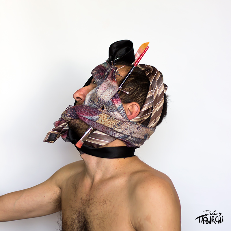 Autoportrait en tenue de soirée © Jérémy Taburchi 2015
