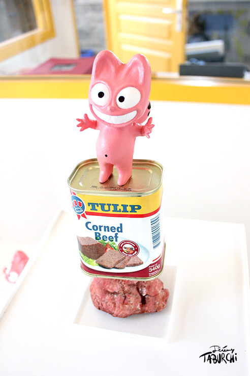 Corned Beef d'abondance, une sculpture de Jérémy Taburchi