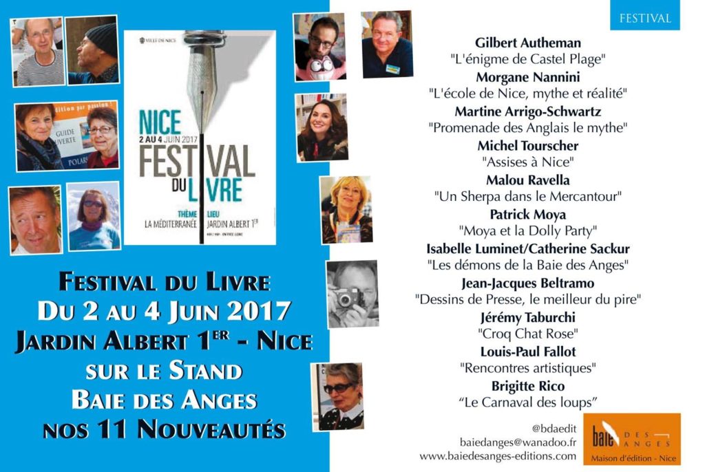 Participation au Festival du Livre de Nice