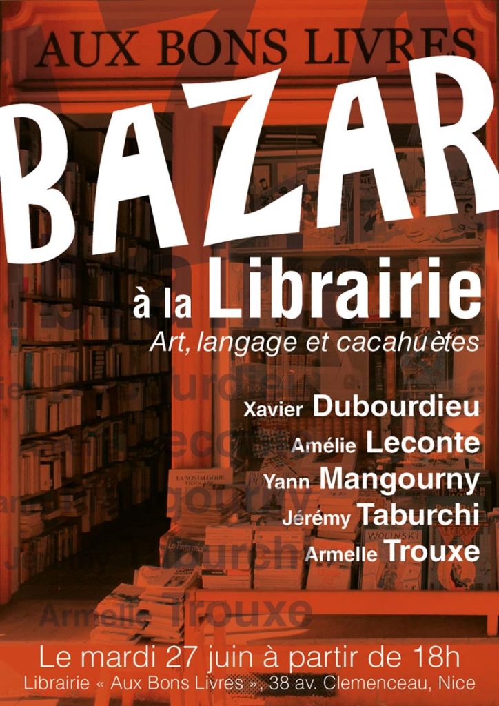 C’est le BAZAR à la Librairie