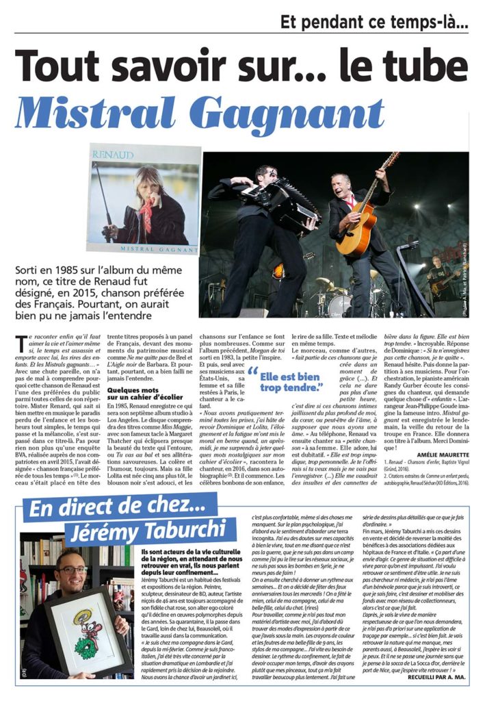 Un article dans Nice Matin