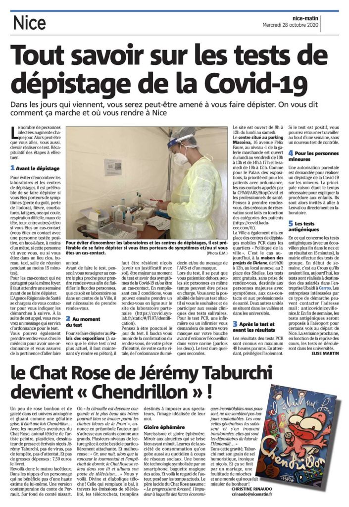 Nice Matin parle du Chendrillon !