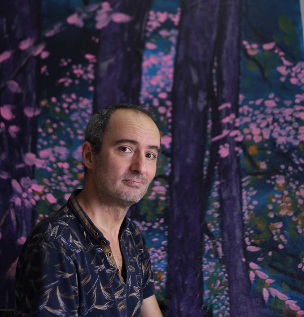Ma toile d’une « Forêt » a trouvé son collectionneur