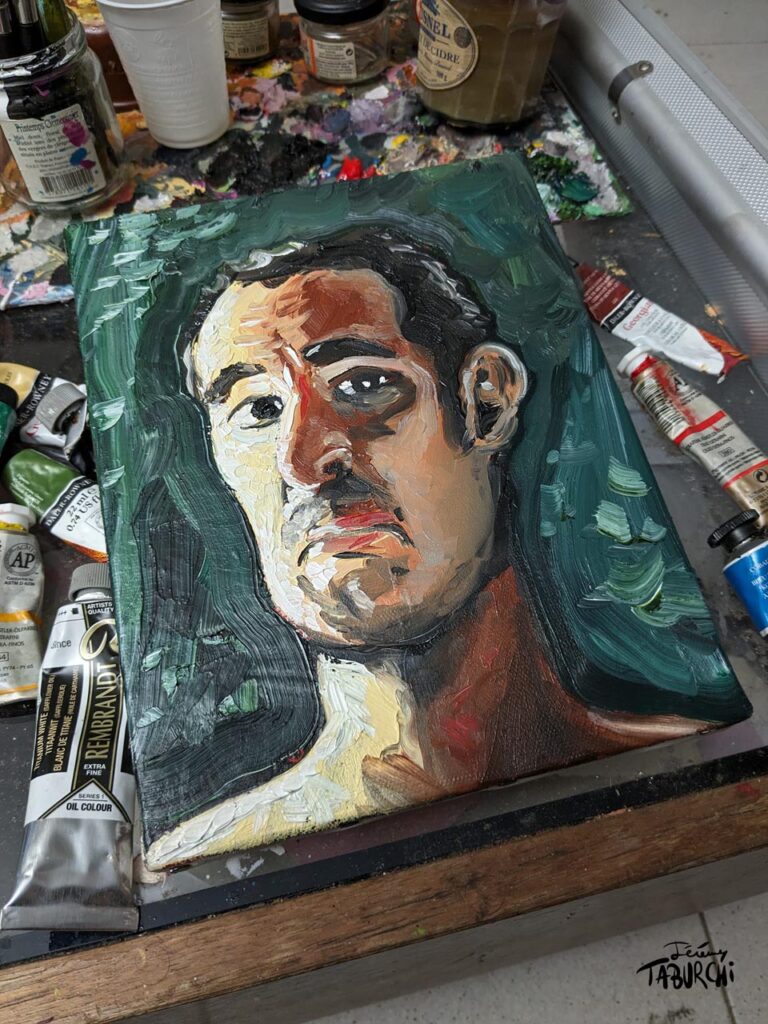 Un second autoportrait, ou comment saisir la lumière en peinture