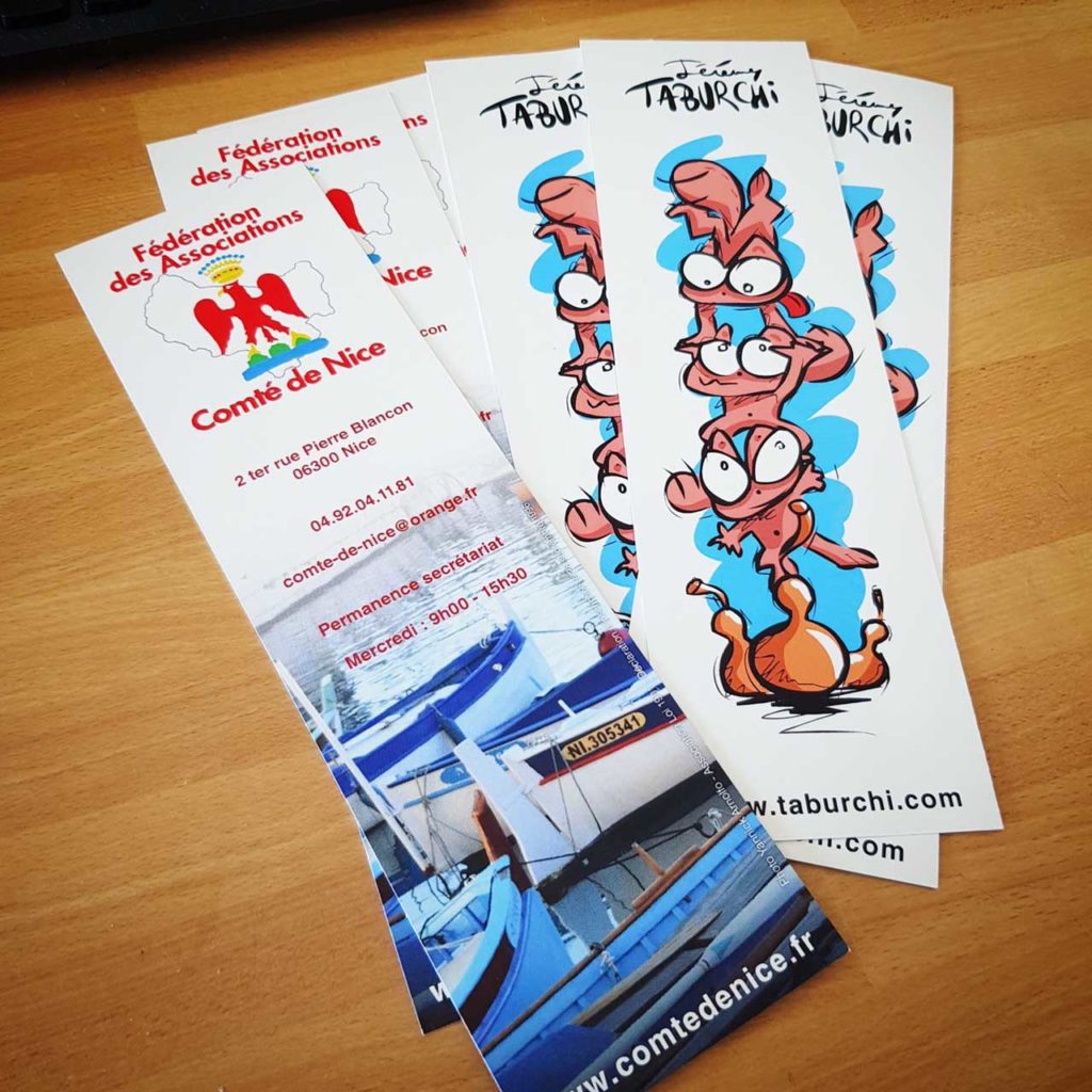 Réception des marque-pages collectors Nissart !