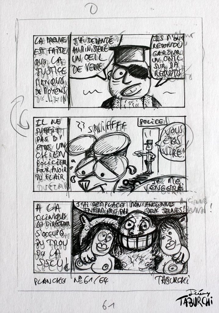 Les planches originales de la bande dessinée sont en ligne
