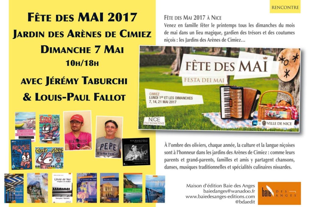 Participation à la Fête des Mai 2017 à Nice