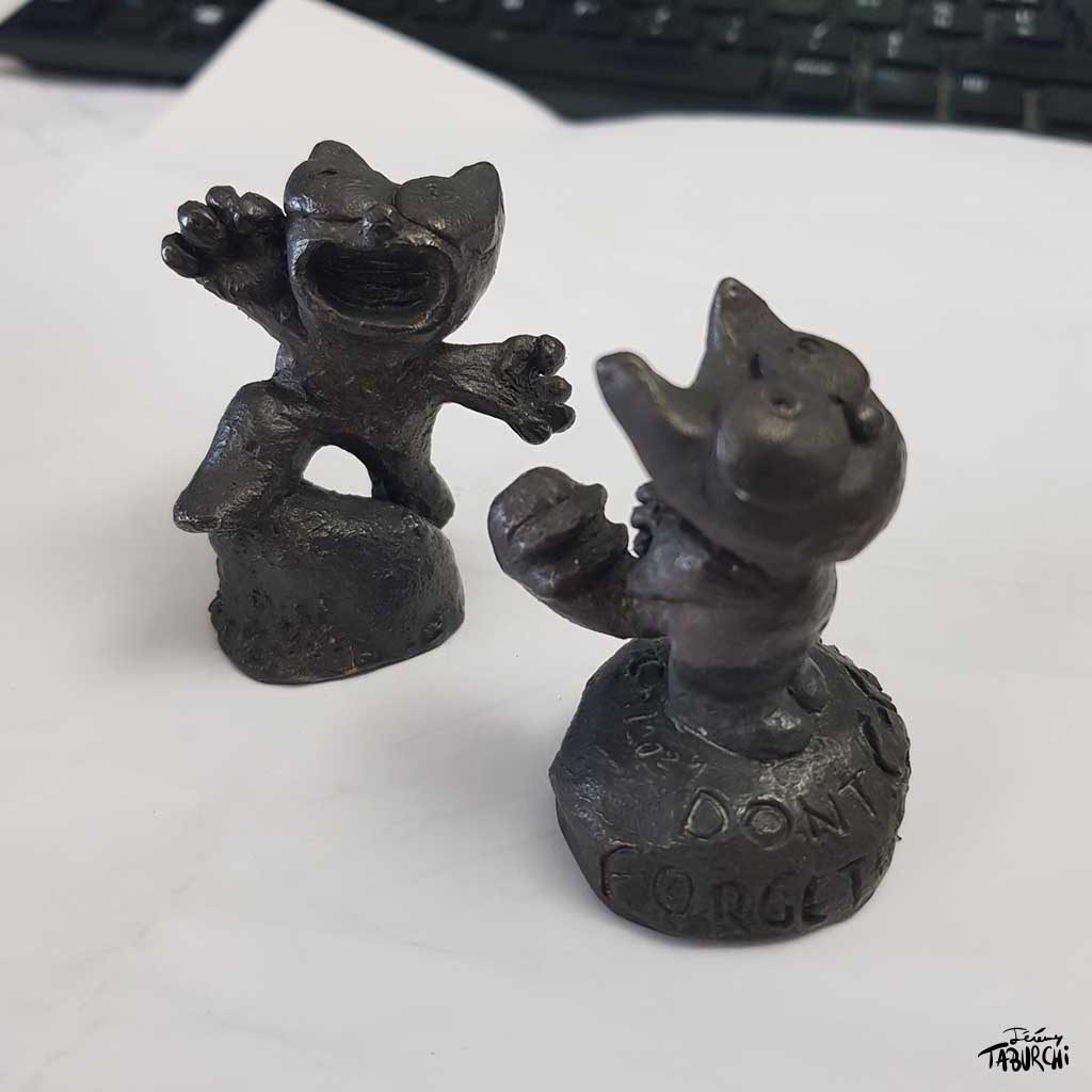 De nouvelles sculptures en bronze réalisées à la cire perdue