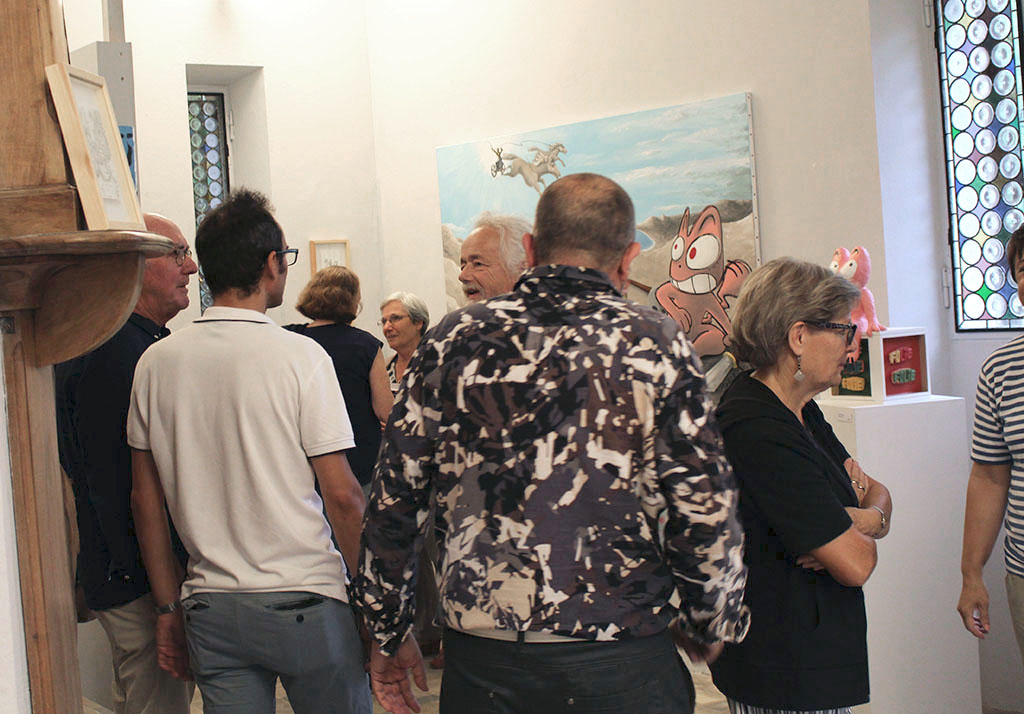 Exposition Galerie de la Chapelle, La Brigue, 2017 — IMG_2008