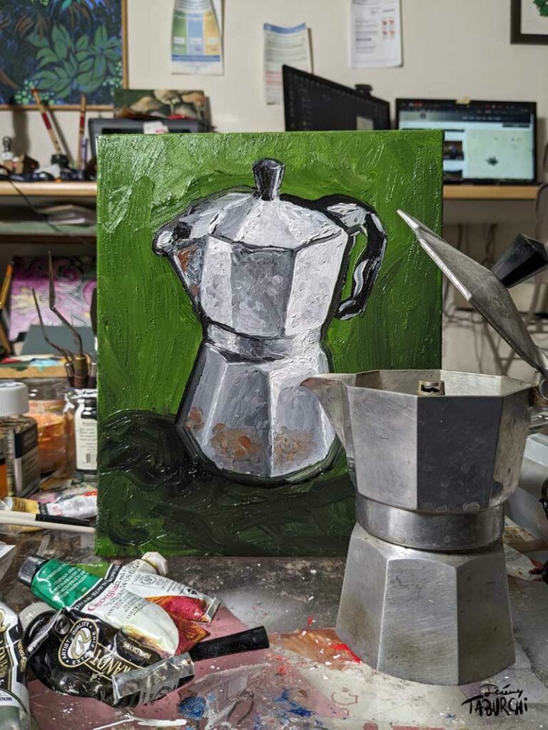 Une nouvelle peinture à l’huile