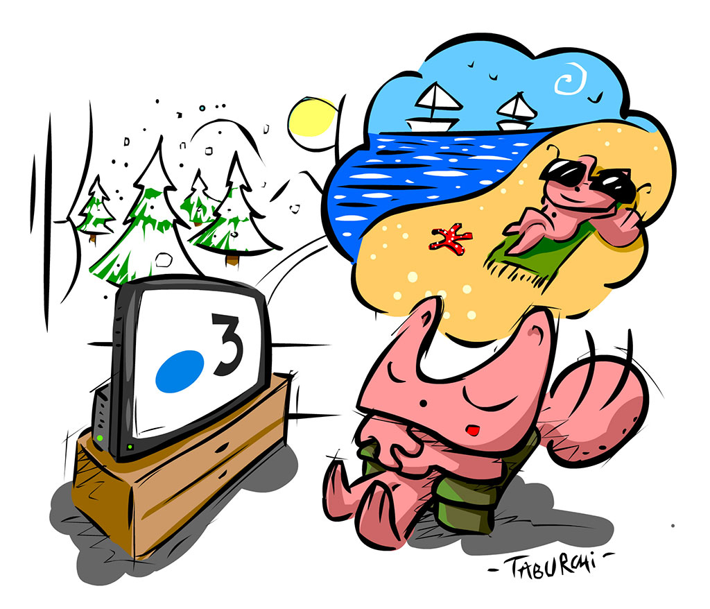 Dessins de presse : le Chat Rose chez France 3 Côte d’Azur