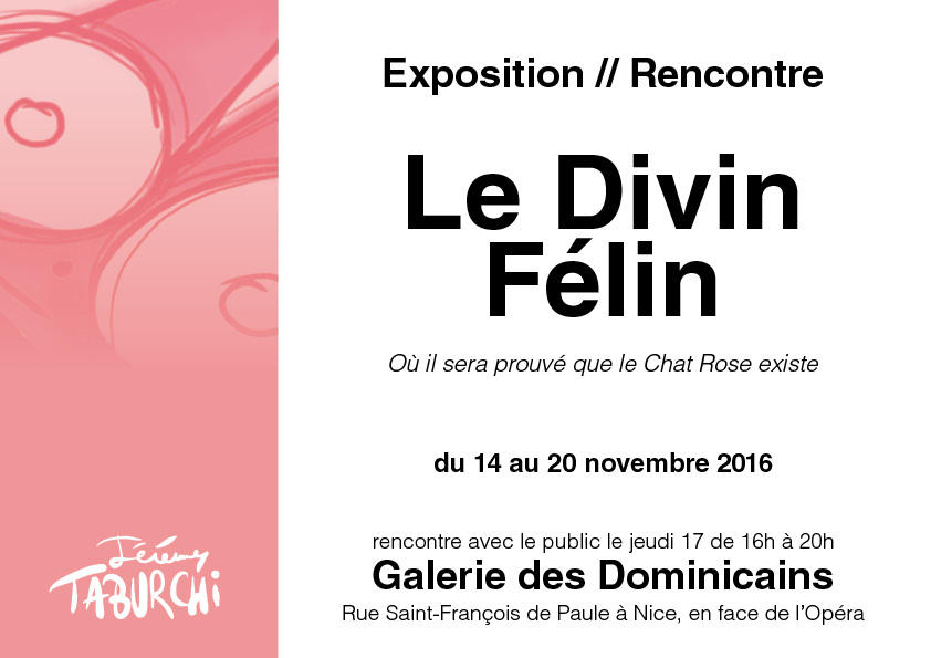 Le Divin Félin, la prochaine expo du matou