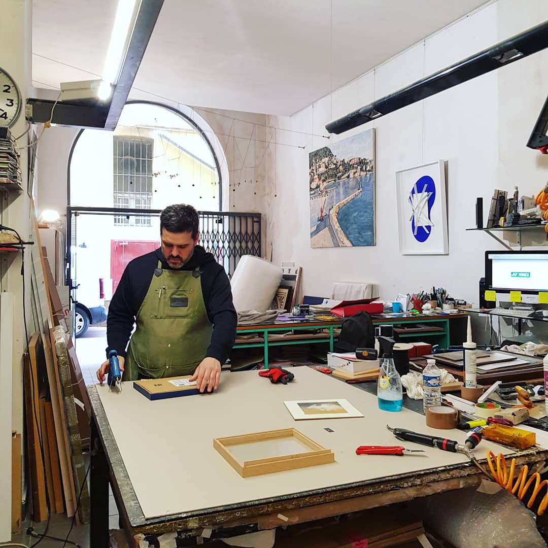 Lou Can à l’atelier Soardi & Soardi dans le Vieux-Nice