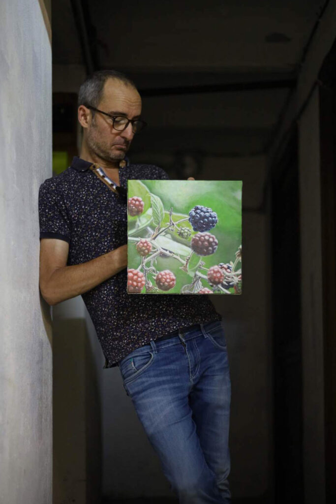 Finitions d’une commande : Les Mûres, un tableau naturaliste