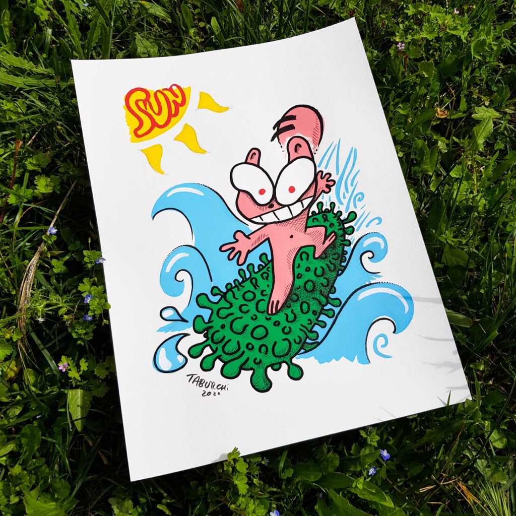 Un nouveau dessin : Viral Sufer