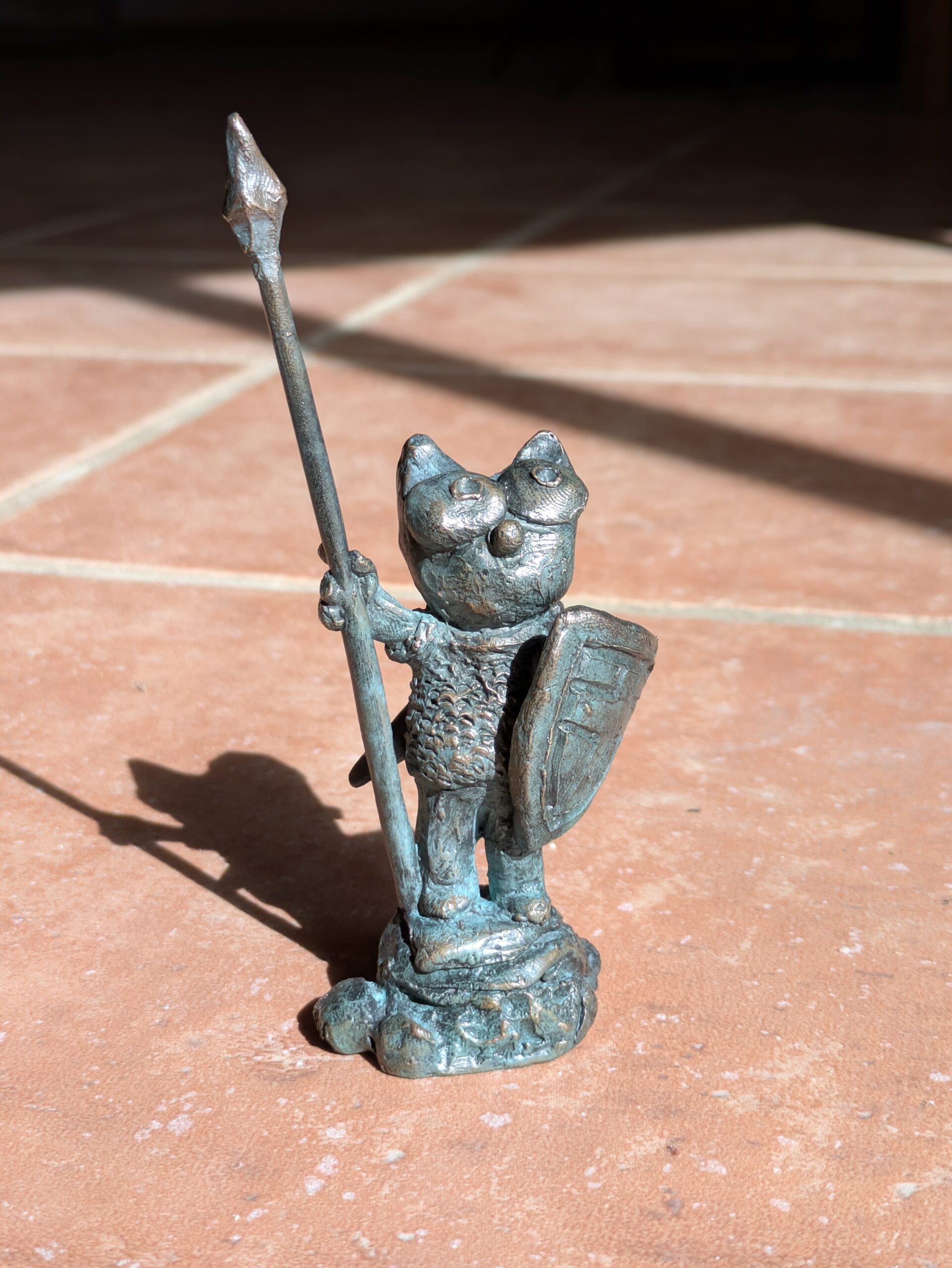 Le Chavalier, le Chat Rose en Chevalier