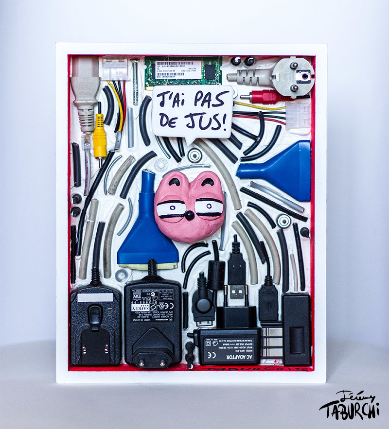 Bas-relief « J’ai Pas de Jus »